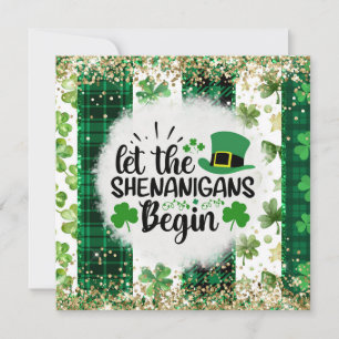 St. Patrick's Shenanigans Feiertagskarte