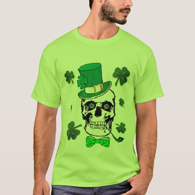 St. Patrick's Skull T - Shirt (Vorderseite)