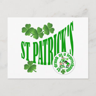 St. Patrick's, so betrunken wie ein Kobun Postkarte