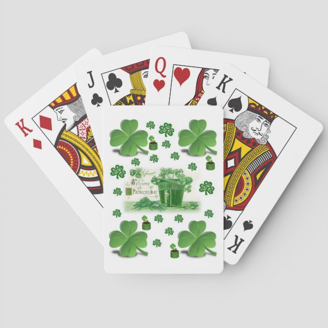 St. Patrick's Spielkarten-Deck Spielkarten (Rückseite)