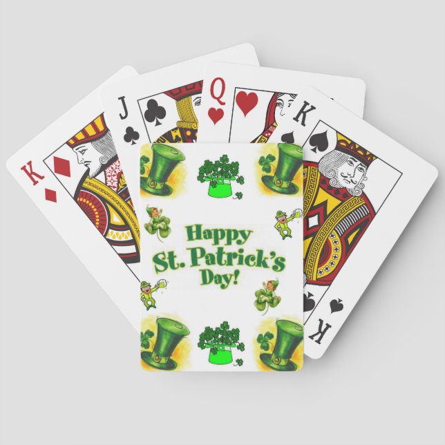St. Patrick's Spielkarten-Deck Spielkarten (Rückseite)