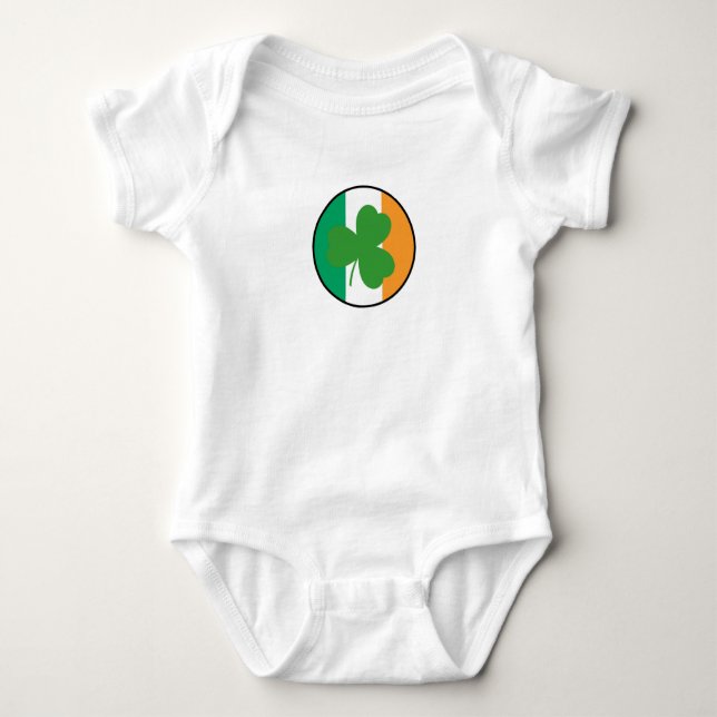 St. Patricks Tag Baby Strampler (Vorderseite)