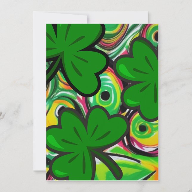 St. Patricks Tag Feiertagskarte (Vorderseite)