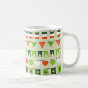 St. Patricks-Tag-Flagge Tasse
