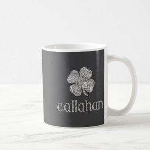 St. Patricks Tag Glücksklee abgenutzt Callahan Kaffeetasse