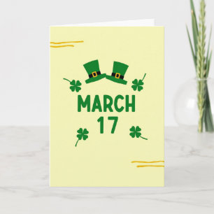 St. Patrick's Tag Grusskarte Karte