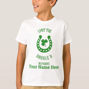 St Patricks Tag ich legte doppelte D in Paddys T-Shirt