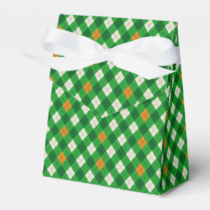 St. Patricks Tag Irisch gefärbter Argyle Geschenkschachtel