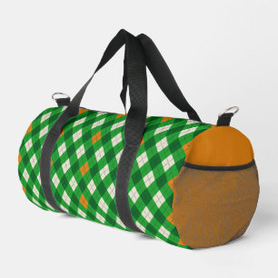 St. Patricks Tag Irischer farbiger Argyle Duffle Bag