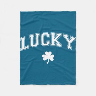 St. Patricks Tag irischer Glückskleeblatt St. Patr Fleecedecke