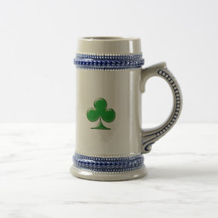 St. Patricks Tag Irisches Grün Kleeblatt Shamrock Bierglas