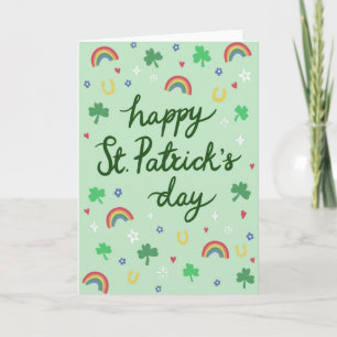 St. Patricks Tag Karte 