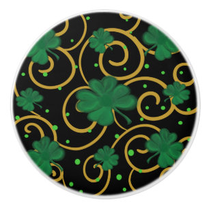 St. Patricks Tag Keramikknauf