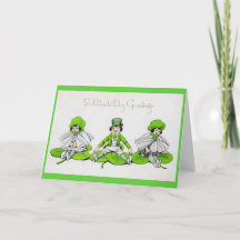 St. Patricks Tag Kinder, Vintage