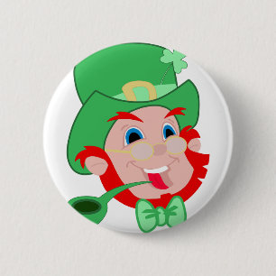 St. Patricks Tag, Knopf 🍀 Button