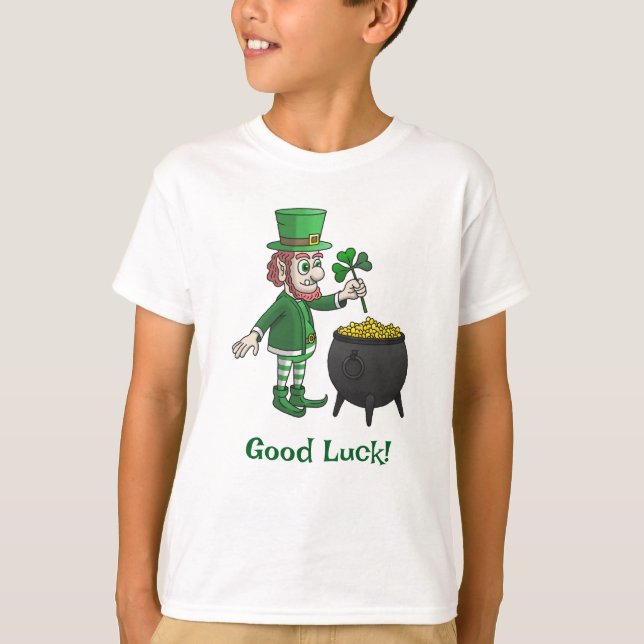 St. Patricks Tag Kobold T-Shirt (Vorderseite)