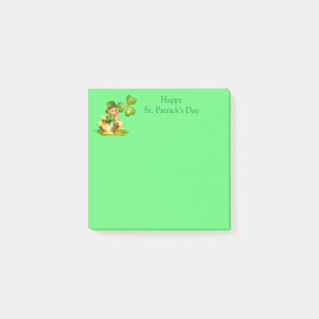 St. Patricks Tag  Post-it Klebezettel (Vorderseite)