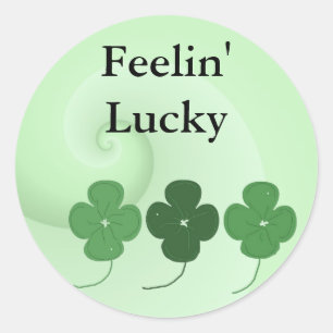 St. Patricks Tag Runder Aufkleber