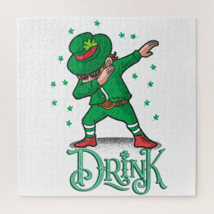 St. Patricks Tag,Shamrock Puzzle