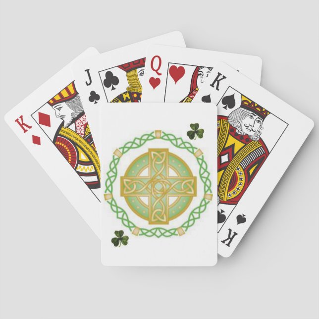 St. Patricks Tag Spielkarten-Deck Spielkarten (Rückseite)