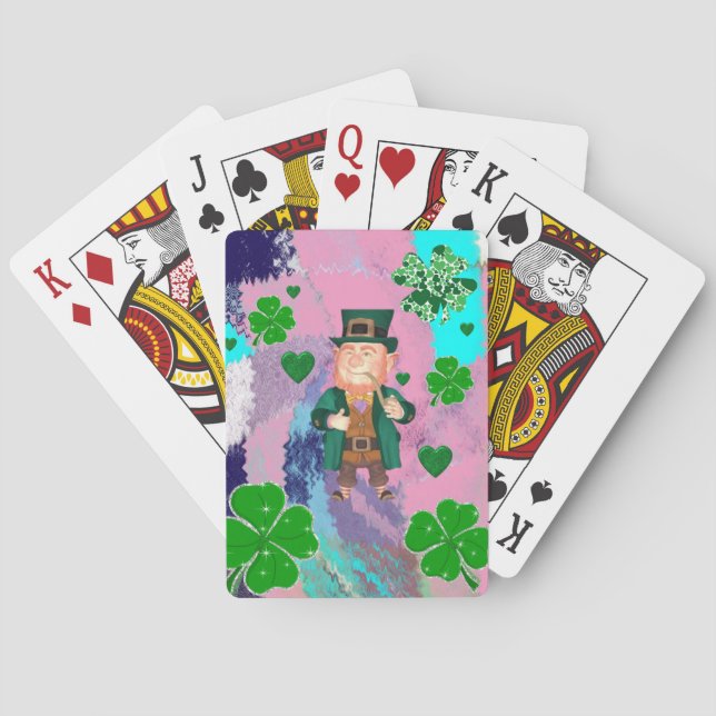 St. Patricks Tag Spielkarten-Deck Spielkarten (Rückseite)