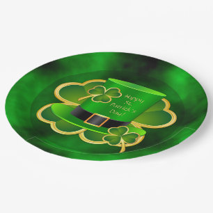 St. Patrick's Top Hat & Kleeblatts Paper Teller