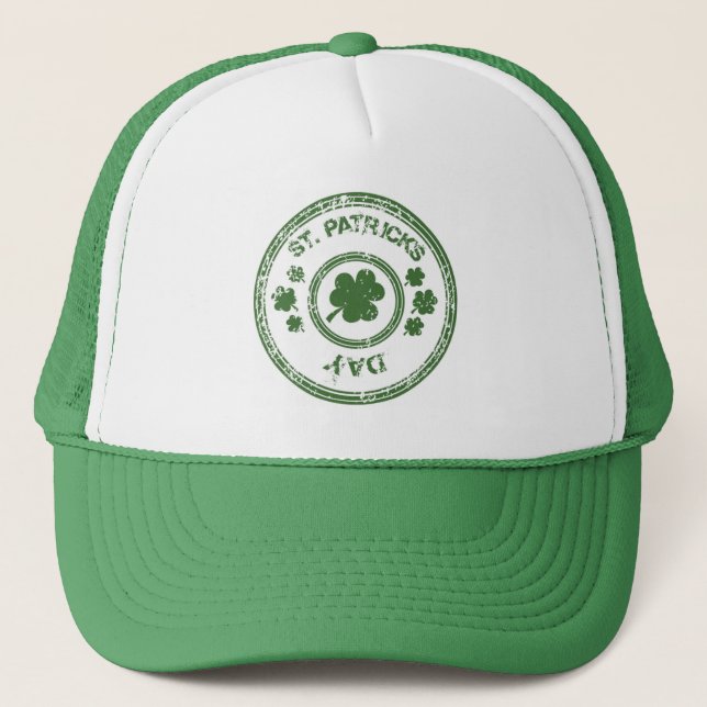 ST. Patricks Trucker Hat Truckerkappe (Vorderseite)