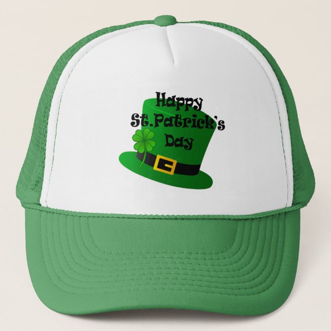 ST. Patricks Trucker Hat Truckerkappe (Vorderseite)
