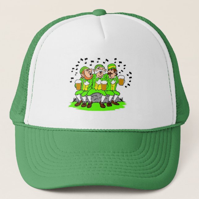 ST. Patricks Trucker Hat Truckerkappe (Vorderseite)