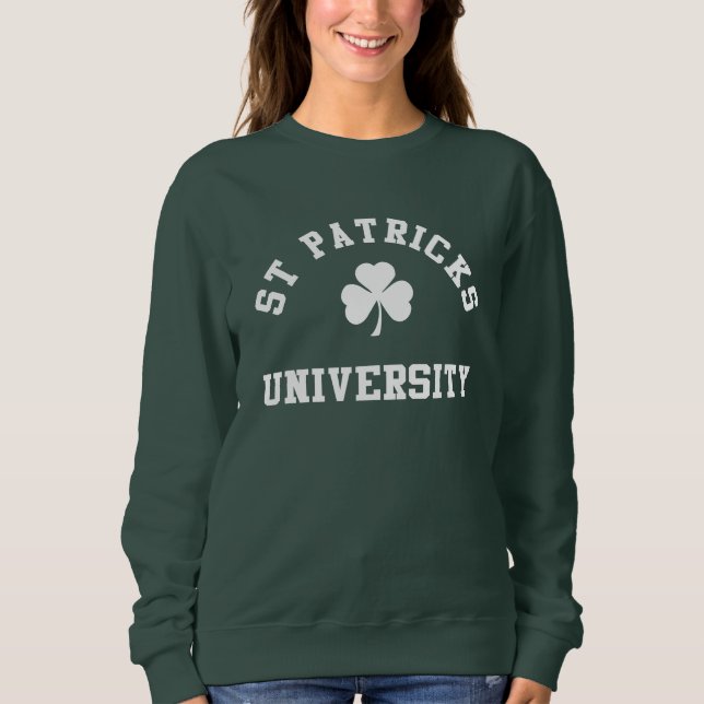 St Patricks Universität Sweatshirt (Vorderseite)