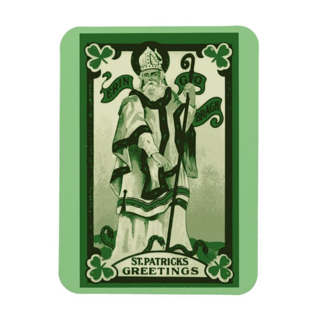 St. Patricks Vintages Flexible Magnet (Vertikal)