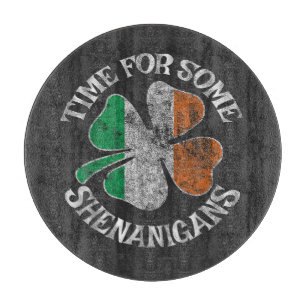 St. Patricks Zeit für ein paar Schabernack Kleebla Schneidebrett