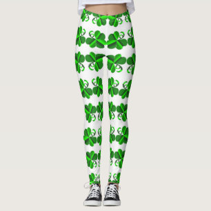 St- Patricktag. Kleeelement Leggings