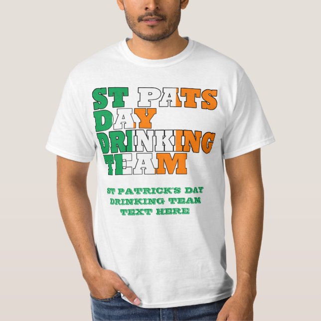 St Pats Day Drink Team T-Shirt (Vorderseite)