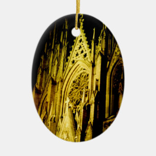 'St. Pats Kathedrale @ Night' 2024 Ornament