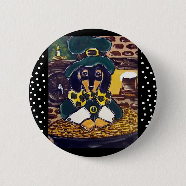 St. Patty Knopf Button (Vorderseite)