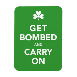 St. Patty's Day - Bomben und Carry on Magnet