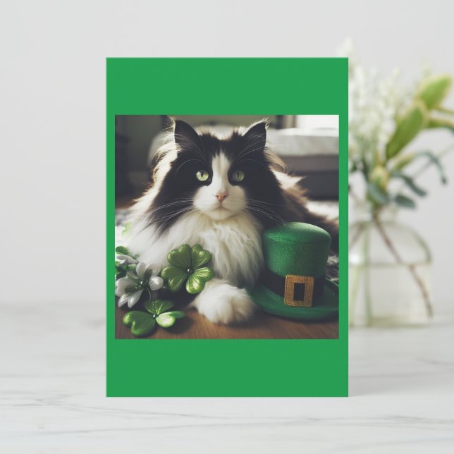 St. Patty's Day Cat (Stehend Vorderseite)