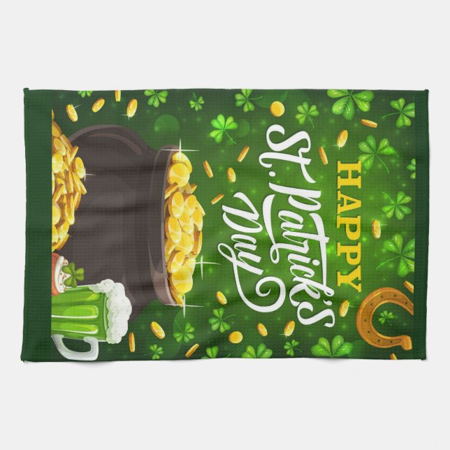 St. Patty's Day Geschirrtuch (Horizontal)