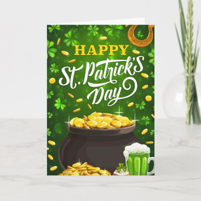 St. Patty's Day Karte (Vorderseite)