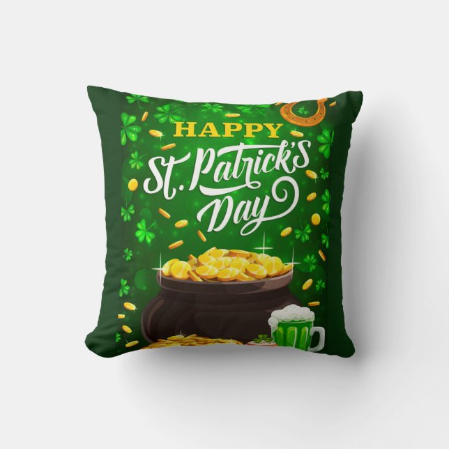 St. Patty's Day Kissen (Vorderseite)