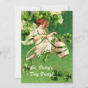 St. Patty's Day Mädchenparty-Einladung Einladung