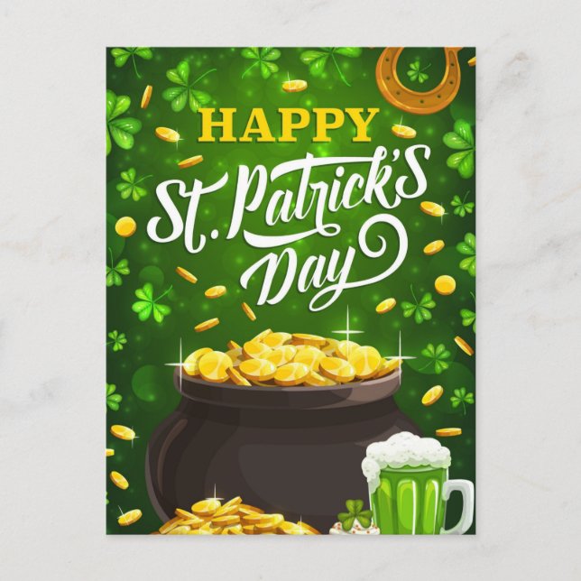 St. Patty's Day Postkarte (Vorderseite)
