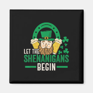 St Pattys Day St Patrick's Day Kleeblatt Saint P Magnet