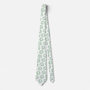 St. Patty's Kleeblatt Krawatte