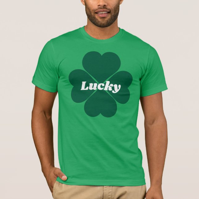 St. Patty's Kleeblatts | grüner Klee T-Shirt (Vorderseite)