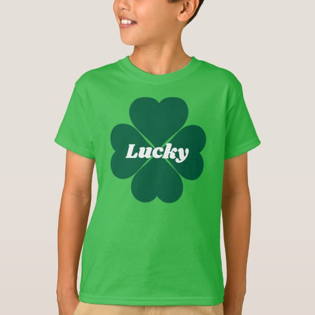 St. Patty's Kleeblatts | grüner Klee T-Shirt (Vorderseite)
