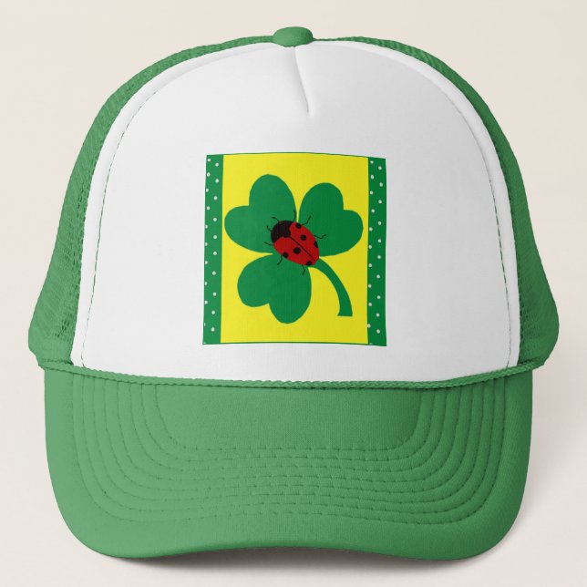 St. Patty's Ladybugs Truckerkappe (Vorderseite)