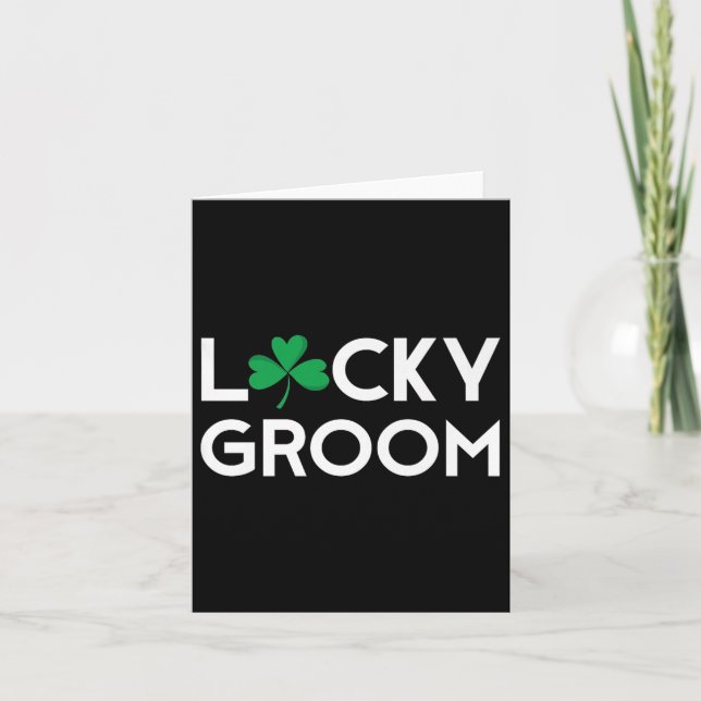 St Pattys Patricks Day Bachelor Party Karte (Vorderseite)