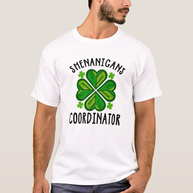 St Pattys Teacher St Patricks Day Shenanigans Coor T-Shirt (Vorderseite)